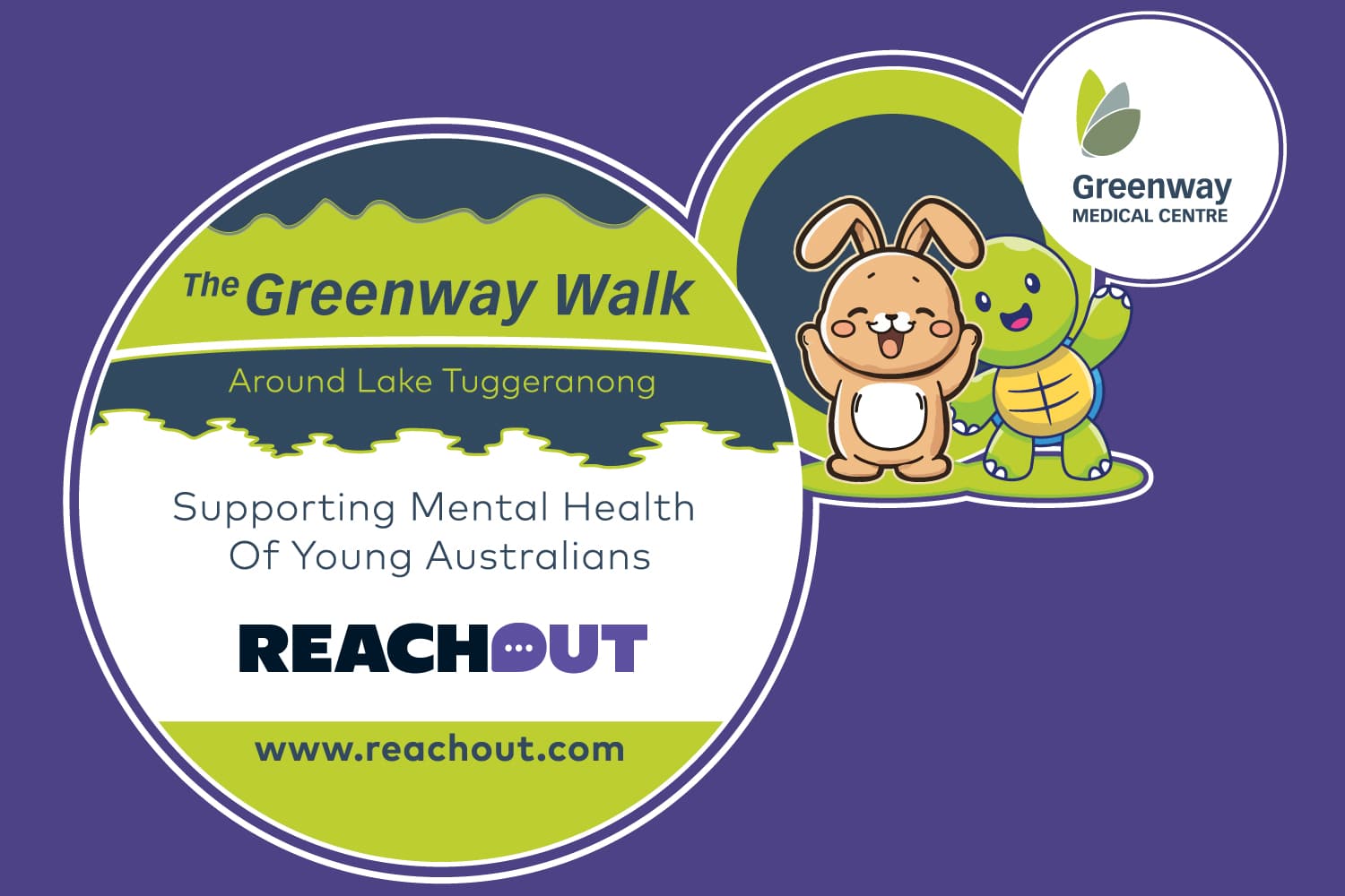 medical centre tuggeranong - doctors greenway - gp kambah - greenway walk fundraiser reachout - card